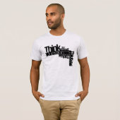 T-shirt Pensez différemment (Devant entier)