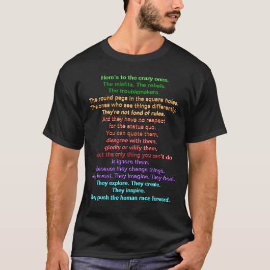 T-shirt Pensez différent (Devant)