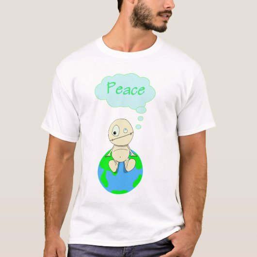 T-shirt Pensez… la paix (Devant)