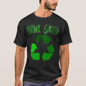 T-shirt Pensez le vert (Devant)