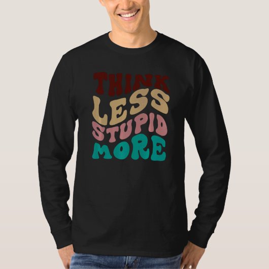 T-shirt Pensez moins bête plus 9 (Devant)
