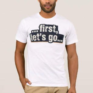 T-shirt Pensez moins, toujours en train de trop penser Typ