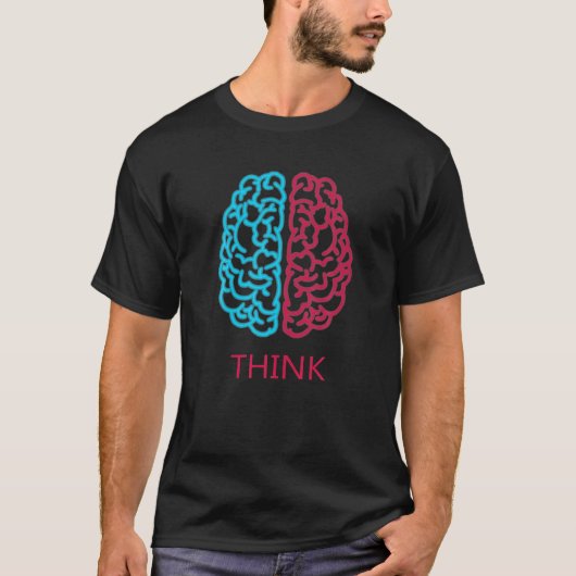 T-shirt Pensez Science du cerveau Art Neuroscience Neurosc (Devant)
