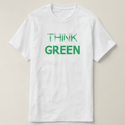 T-shirt Pensez vert (Design devant)