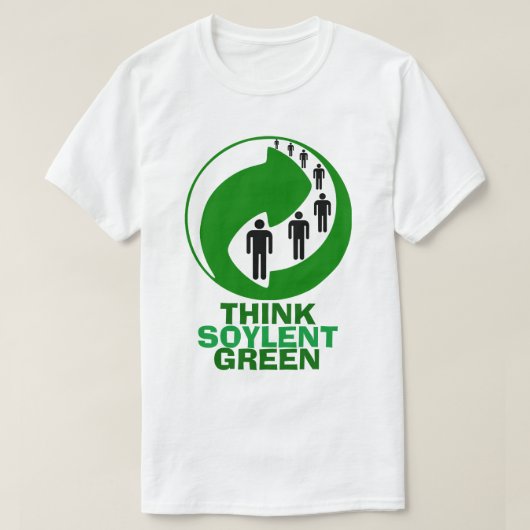 T-shirt Pensez vert (Design devant)