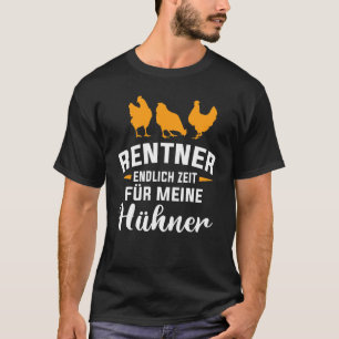 T-shirt Pensionnaire de poulet Coop de poulet Retraite