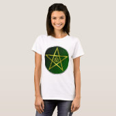 T-shirt Pentacle or (Devant entier)
