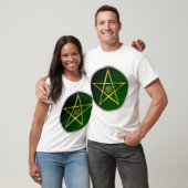 T-shirt Pentacle or (Unisexe)