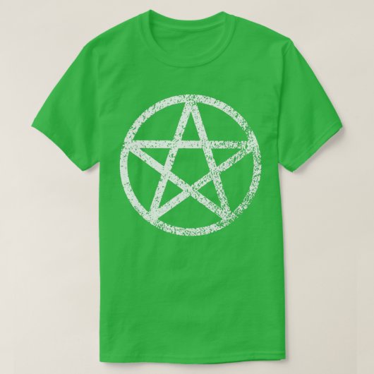 T-shirt Pentagram de Wicca (Design devant)