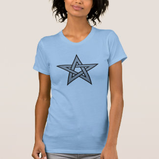 T-shirt Pentagramme couleur neutre - Customisé