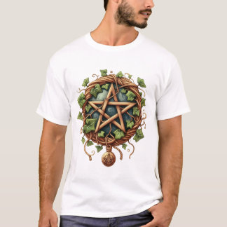 T-shirt Pentagramme de la nature