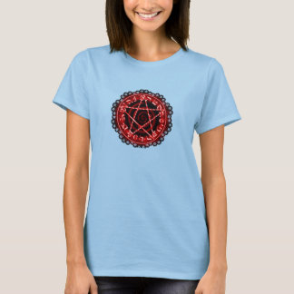 T-SHIRT PENTAGRAMME DE LACE ROUGE