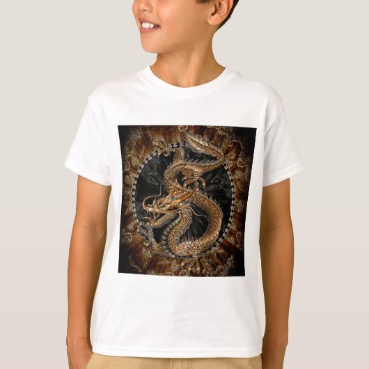 T-shirt Pentagramme dragon (Devant)