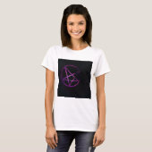 T-shirt pentagramme pourpre (Devant entier)