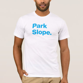 T-shirt Pente de parc (cyan)