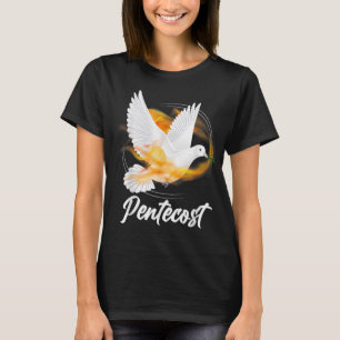 T-shirt Pentecôte Doves Tongues Feu Flamme Saint Esprit Ch