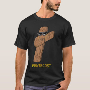 T-shirt Pentecôte Sacrement Dabbing Croix Catholique Relig