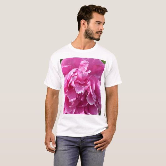 T-shirt Peony rose (Devant entier)