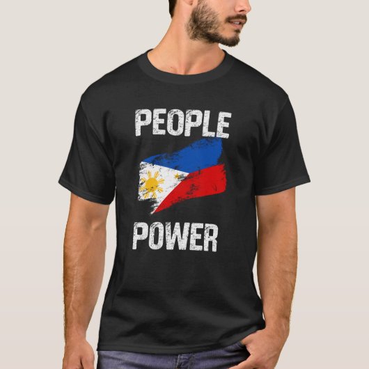 T-shirt People Power Impeach Marcos Tee Corruption Protest (Devant)