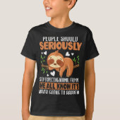 T-shirt People Should Seriously Stop Expecting Normal From (Devant)