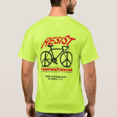 T-shirt PeoplePowerPeloton "RESIST" #2 (Dos)