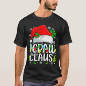T-shirt Pepaw Claus Funny Christmas Family Matching (Devant)