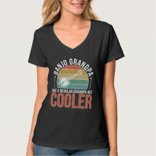 T-shirt Pépé Banjoïste Joueur de Banjo Banjo Banjoïste