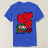 T-SHIRT PEPE THE FROG EN 100 LUV (Design devant)