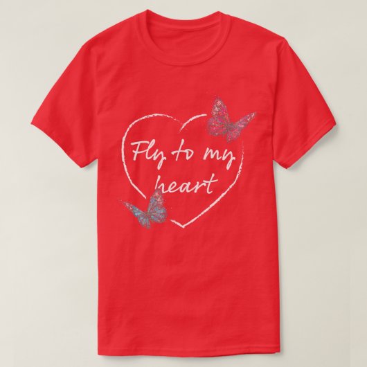 T-shirt Pépinière de papillons (Design devant)