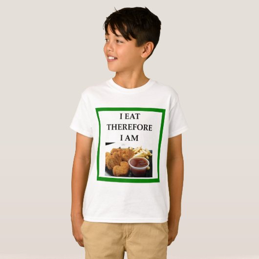 T-shirt pépites de poulet (Devant entier)