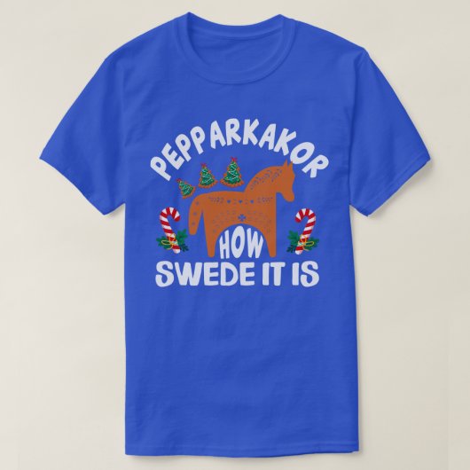 T-shirt Pepparkakor How Swey It is Funny Christmas Tree S (Design devant)