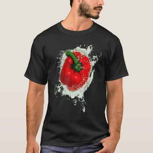 T-shirt Pepper Splash Rouge (Devant)