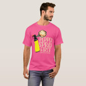 T-shirt Pepper Spray First Apologize Later Funny True Crim (Devant entier)
