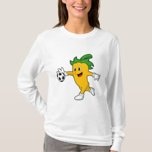 T-shirt Pepper Vegan comme joueur de football avec Soccer.