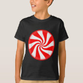 T-shirt Peppermint Candy Christmas (Devant)