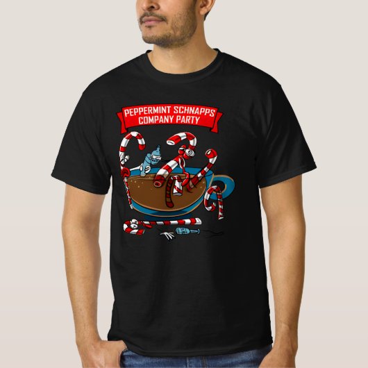 T-shirt peppermint Christmas (Devant)