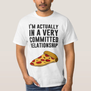 T-shirt Pepperoni Pizza Love - Une relation sérieuse