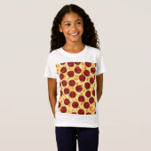 T-Shirt Pepperoni Pizza Motif (Devant entier)