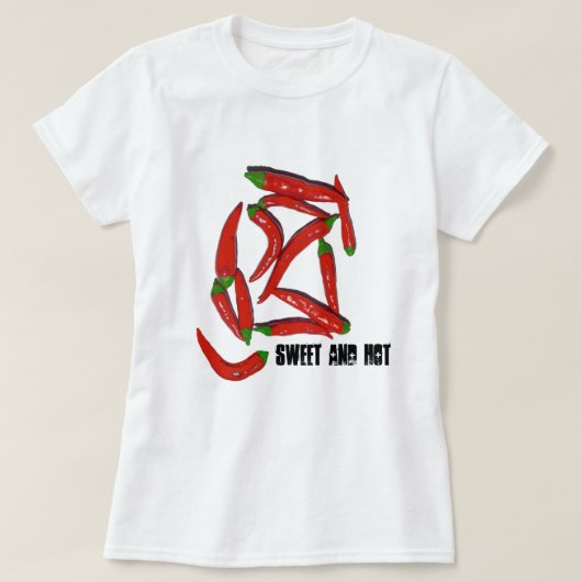 T-shirt Peppers Chimper Chaud Et Chaud (Design devant)