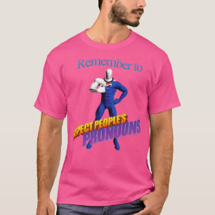 T-shirt pepsiman dit respect pronouns