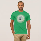 T-shirt peptide DANIEL, conception de chat avec texte pers (Devant entier)