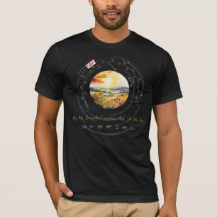 T-shirt peptide GABRIEL, Lune 8 avec texte personnalisé, f