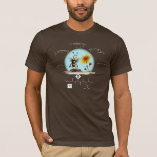 T-shirt peptide JOE, Bee-7 avec texte personnalisé, foncé
