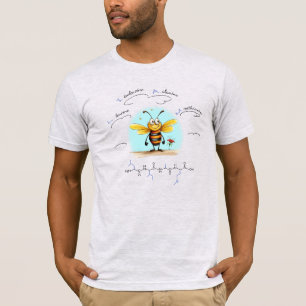 T-shirt peptide LIAM, Bee-4 avec texte personnalisé, léger