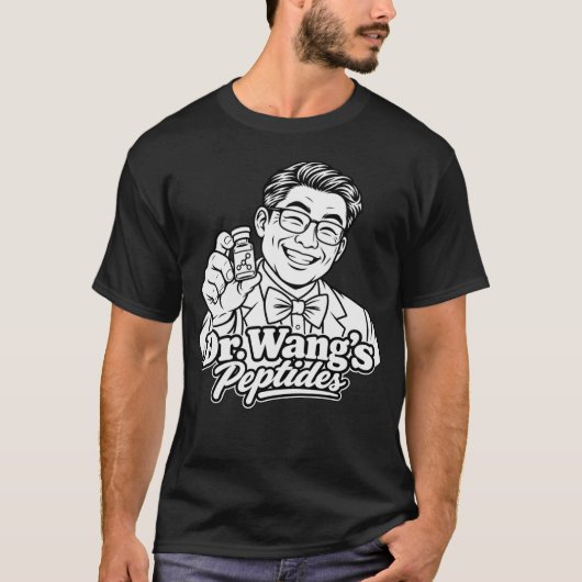 T-Shirt Peptides du Dr Wang (Devant)