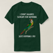 T-shirt Perakeet Cadeau Funny Parrot Cadeau Parrots Cadeau (Design devant)