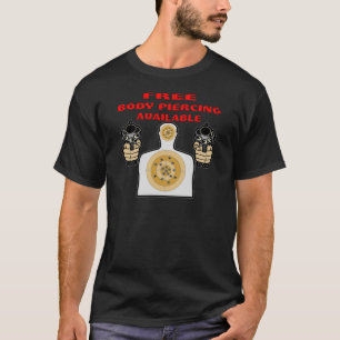 T-shirt Perçage de corps libre disponible avec des armes 