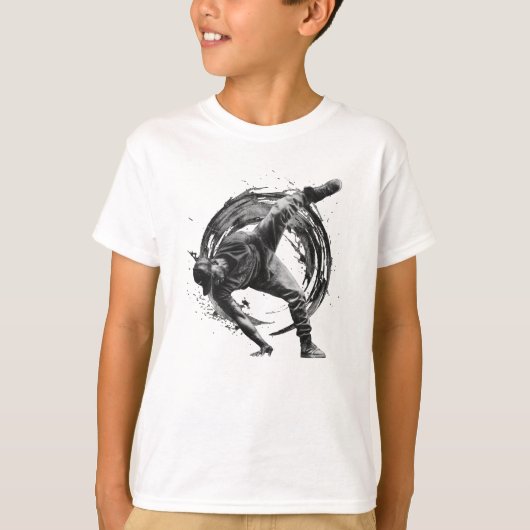 T-shirt Percée Danse de Style Urbain Pratique / Performanc (Devant)