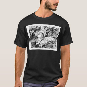 T-shirt Percentum Godzilla