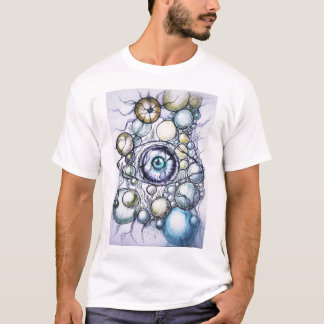 T-shirt Perception oculaire neurographique abstraite